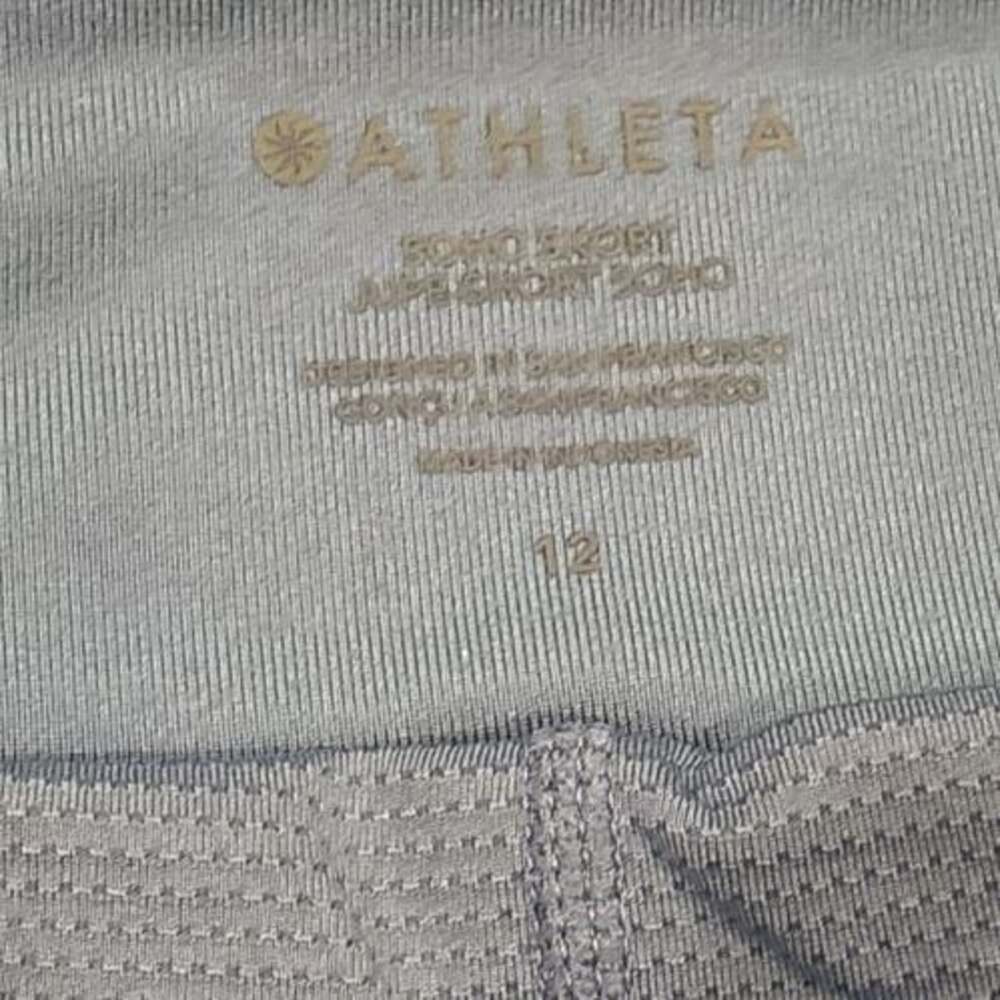 Athleta Soho Skort Jupe-Short Skirt  Blue Tennis‎ Hiking Golf size 12 - Picture 2 of 3